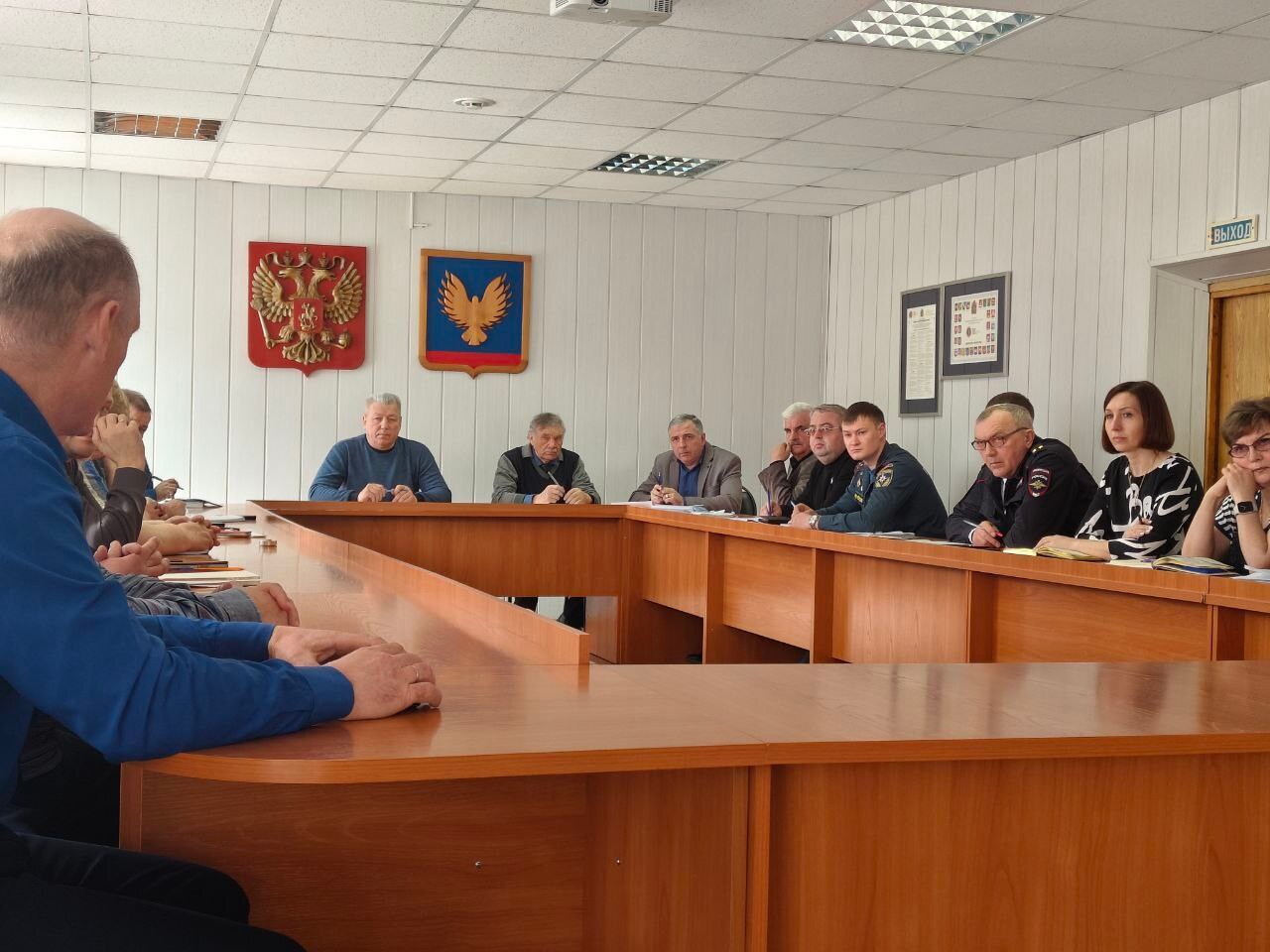 Прошло заседание комиссии по чрезвычайным ситуациям.