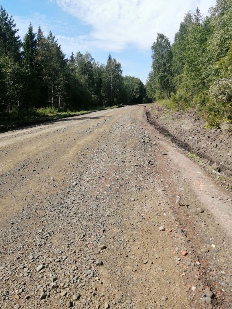 Ремонт объездной дороги в пгт.Нижний Ингаш.